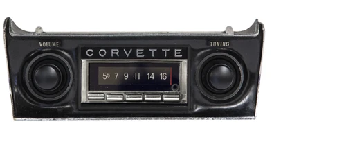 Custom AutoSound 1968-76 Corvette USA-740 In Dash AM/FM - Custom AutoSound