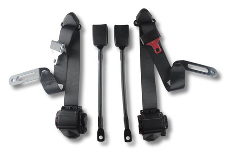 1972-1973 Alfa Romeo GTV, Driver & Passenger Seat Belt Kit - Seatbelt Planet