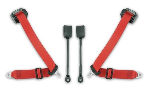 1985-1992 Volkswagen Golf MK2, Driver & Passenger Seat Belt Kit - Seatbelt Planet