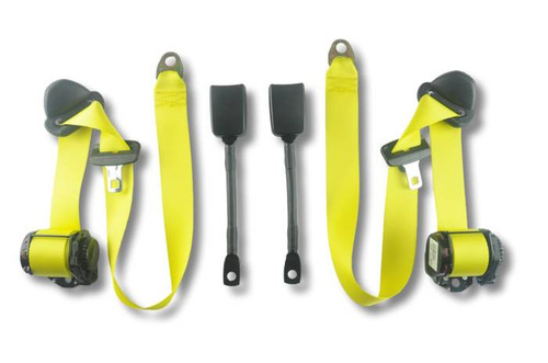 1985-1992 Volkswagen Jetta GLI, Driver & Passenger Seat Belt Kit - Seatbelt Planet