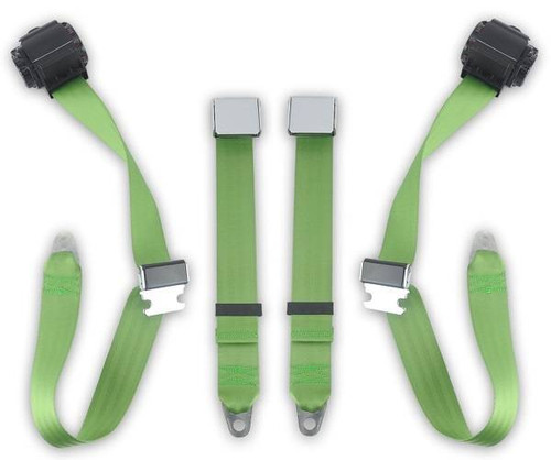 1969-1970 Datsun Roadster, Driver & Passenger Seat Belt Kit - Seatbelt Planet