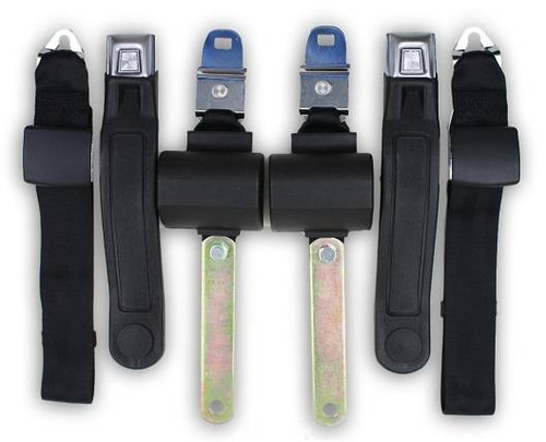 1971-1974 Dodge Coronado Driver & Passenger Seat Belt Kit - Seatbelt Planet