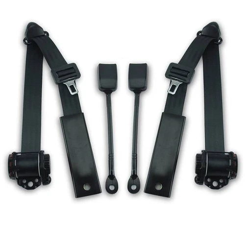 1982-1989 Toyota Celica, Convertible, Driver & Passenger Seat Belt Kit - Seatbelt Planet