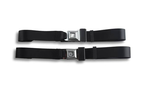 1968-1973 Mercury Cougar, Rear Driver & Passenger Seat Belt Kit - Seatbelt Planet