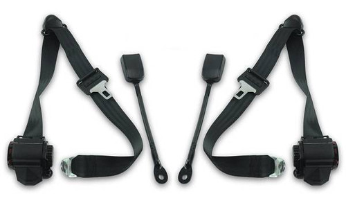 1966-1971 Mercedes-Benz W113 SL, Driver & Passenger Seat Belt Kit - Seatbelt Planet