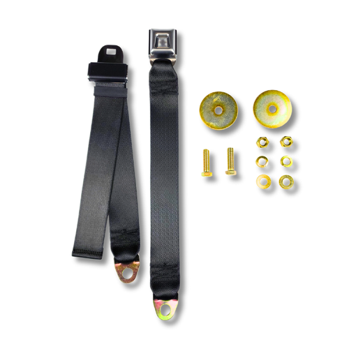 1980-1986 Ford Bronco, Front Center, Bench Seat Belt - Seatbelt Planet