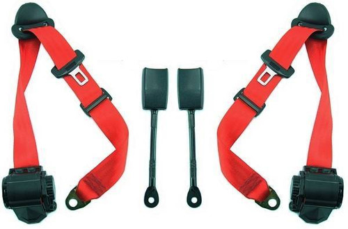 1997-2003 Jaguar XJ-8, Driver & Passenger Seat Belt - Seatbelt Planet