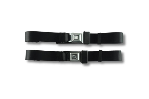 1967-1973 Chevrolet Nova, Rear Driver & Passenger Seat Belt Kit - Seatbelt Planet