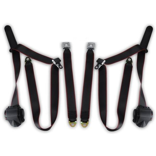 1974-1979 Ford Thunderbird, Driver & Passenger Seat Belt Kit - Seatbelt Planet