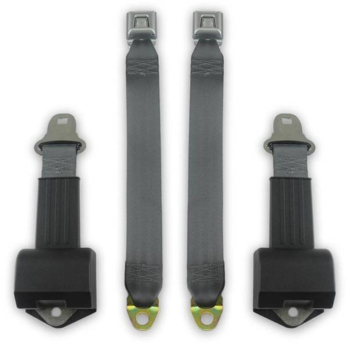 1973-1988 Chevrolet Pickup, Crew Cab, Rear Driver & Passenger Seat Belt Kit - Seatbelt Planet