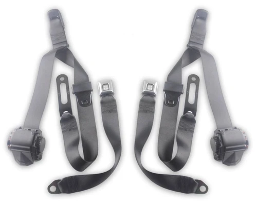 1968-1972 Chevrolet El Camino, Driver & Passenger, Bench Seat Belt Kit - Seatbelt Planet
