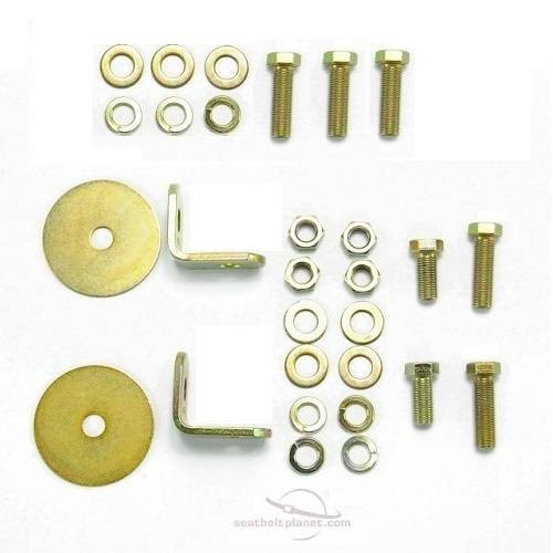 1988-1991 Chevrolet Suburban, 2nd Row Driver, Passenger & Center Seat Belt Kit - Seatbelt Planet view 2