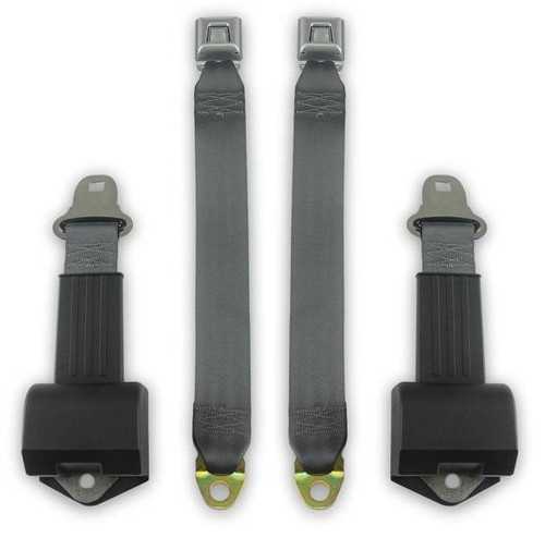 1973-1977 GMC Pickup Truck, Crew Cab, Driver & Passenger Seat Belt Kit - Seatbelt Planet