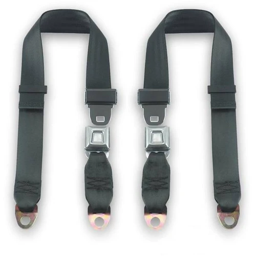 1969-1973 Ford Pinto, Rear Driver & Passenger Seat Belt Kit - Seatbelt Planet