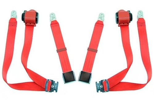 1965-1968 Porsche 911, Driver & Passenger Seat Belt Kit - Seatbelt Planet