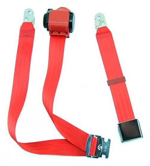 1965-1969 Porsche 912, Driver or Passenger Seat Belt - Seatbelt Planet