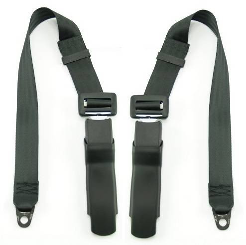 1982-1987 Porsche 944, Rear Driver & Passenger Seat Belt Kit - Seatbelt Planet