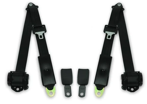 1980-1986 Mercedes-Benz 380 SL, Driver & Passenger Seat Belt Kit - Seatbelt Planet