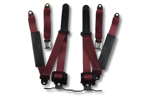1992-1996 Ford Bronco Rear Driver & Passenger Seatbelt Kit - Seatbelt Planet