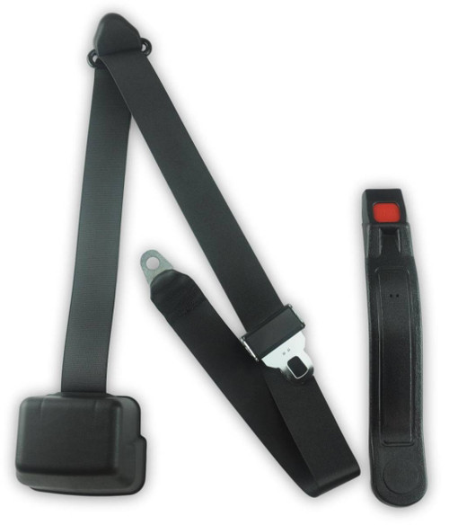 1976-1985 Dodge Ram 150, Crew Cab (4-Door), Driver or Passenger, Bucket Seat Belt - Seatbelt Planet