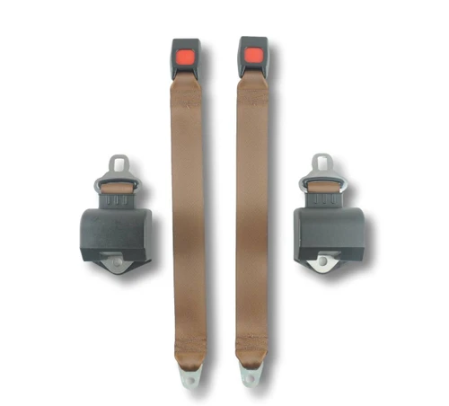 1976-1985 Dodge Ram 150, Crew Cab (4-Door), Rear Driver & Passenger, Bench Seat Belt Kit - Seatbelt Planet