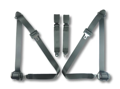 1997-2000 Dodge Dakota, Extended Cab, Rear Driver & Passenger, Seat Belt Kit - Seatbelt Planet