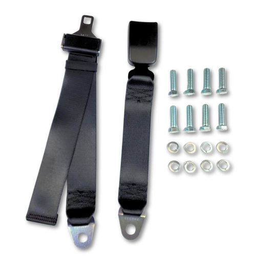1997-2000 Dodge Dakota, Extended Cab, Rear Driver, Passenger and Center Seat Belt Kit - Seatbelt Planet view 2
