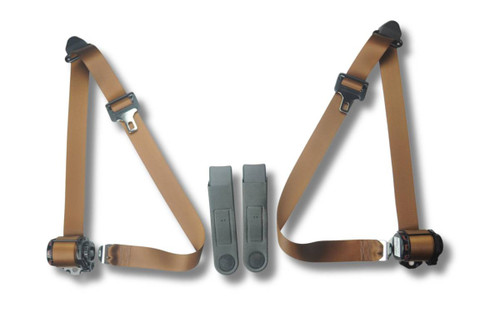 2000-2003 Ford F-250, Crew Cab, Bucket Seats, Driver & Passenger Seat Belt - Seatbelt Planet