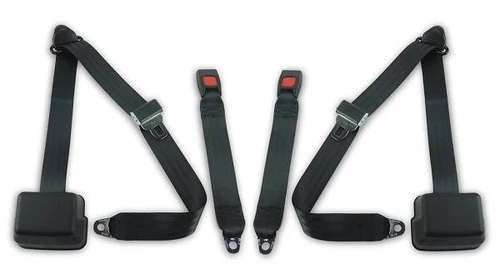 1983-1988 Toyota SR5, Standard Cab, Driver & Passenger, Bench Seat Belt Kit - Seatbelt Planet