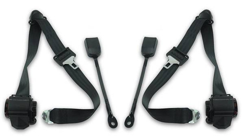 1994-1998 Dodge Ram 2500, Standard Cab, Driver & Passenger, Bench Seat Belt Kit - Seatbelt Planet