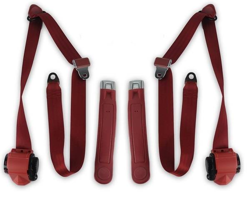 Seatbelt Planet 1978-1991 GMC Pickup Truck, Crew Cab, Driver & Passenger Bucket Seat Belt Kit