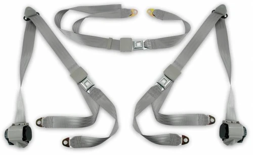 Seatbelt Planet 1978-1991 GMC Pickup Truck, Crew Cab, Bench Seat Belt Kit