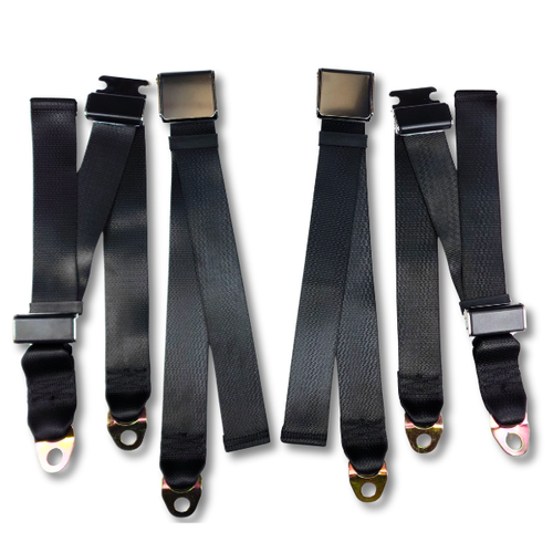 Seatbelt Planet 1966-1971 Mercedes-Benz 250 SE, Driver & Passenger Seat Belt Kit