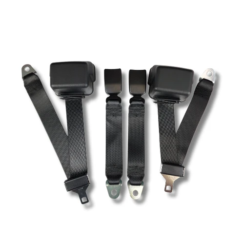 Seatbelt Planet 1980-1987 Jaguar XJ60C, Rear Driver & Passenger Seat Belt Kit