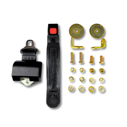 Seatbelt Planet 1978-1993 Dodge Ram D150, Club Cab (2-Door Extended Cab), Rear Driver or Passenger (Jump Seat) Seat Belt Kit