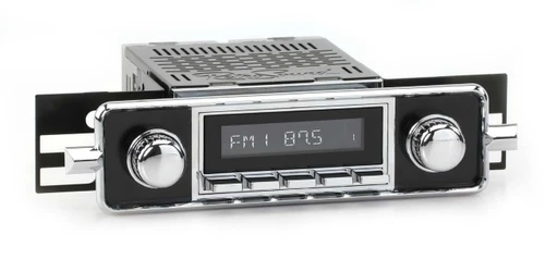 RetroSound 1958-1967 Volkswagen Beetle RetroRadio with "Sapphire"-style Plate - view 2