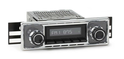 RetroSound 1960-1966 Mercedes-Benz 300 Series RetroRadio with Pinstripe/Chrome Faceplate
