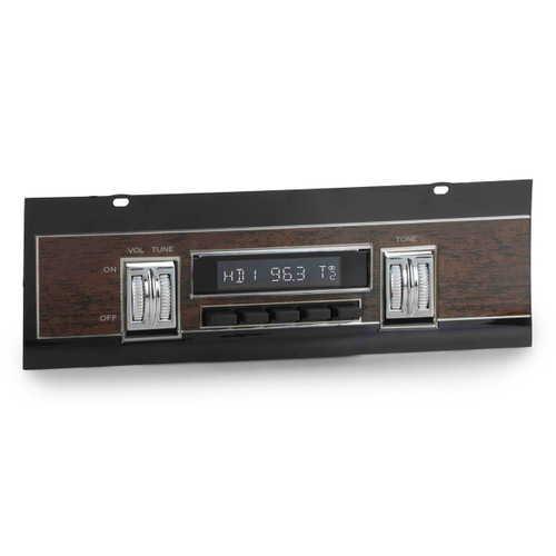 RetroSound 1968-1969 Dodge Coronet Redondo RT Thumb-Roller Radio with OEM Style Face
