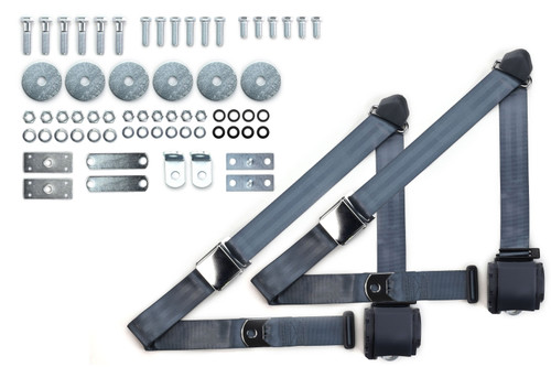 RetroBelt 1967-1968 Oldsmobile Delmont 88 Shoulder Belt Kit with Aviation Style Buckles - view 2