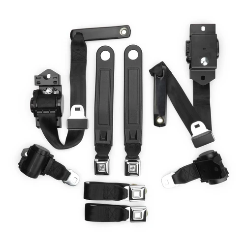 RetroBelt 1974-81 Chevrolet Camaro Kit with Push Button Buckles – Front & Rear Seats