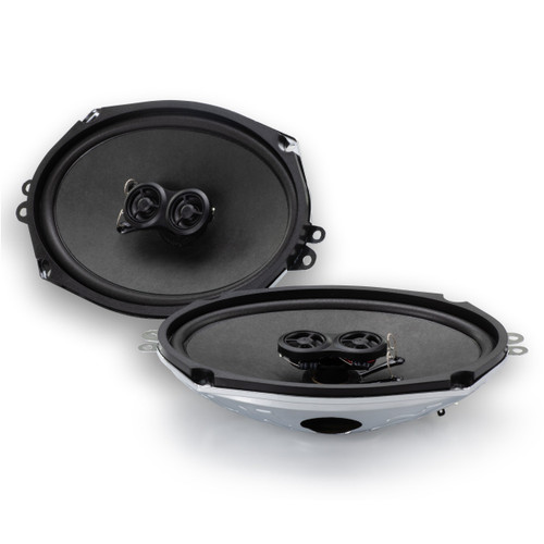 RetroSound 6"x9" 3-Way Premium Ultra-thin Dodge Caravan Side Panel Replacement Speakers