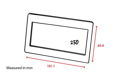 RetroSound 250 Black Rubber Gasket Backing for Bezels or Faceplates - view 2