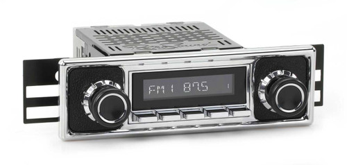 RetroSound 1955-66 Mercedes-Benz 220 DAB+ RetroRadio with Black Pebbled/Chrome Faceplate - view 2