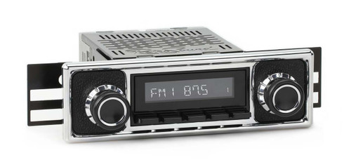 RetroSound 1964-72 Mercedes-Benz 600 DAB+ RetroRadio with Black Pebbled/Chrome Faceplate