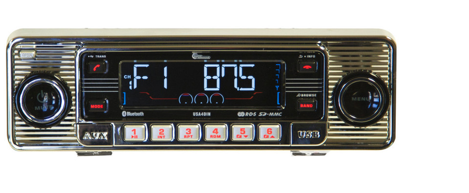 Why the Custom Autosound USA-4 is the Best DIN-Size Radio for Classic Cars