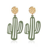Cactus Drop Earrings