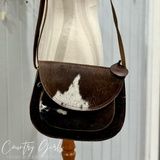 'Ella' Country Girls Saddle Cowhide Shoulder Bag