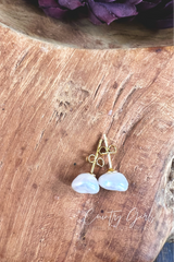 "Daffney" Genuine  Keshi Small Pearl Earrings