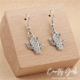 "Winnie" Silver Cactus Earring