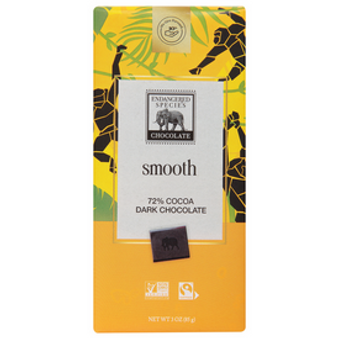 Endangered Smooth Dark 72% 3oz bar